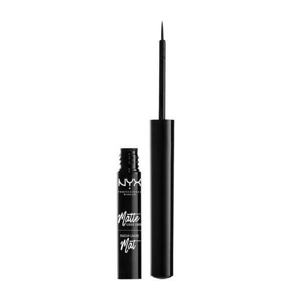 NEW!!!! DISCONTINUED NYX MATTE LIQUID EYELINER - BLACK - Picture 4 of 4